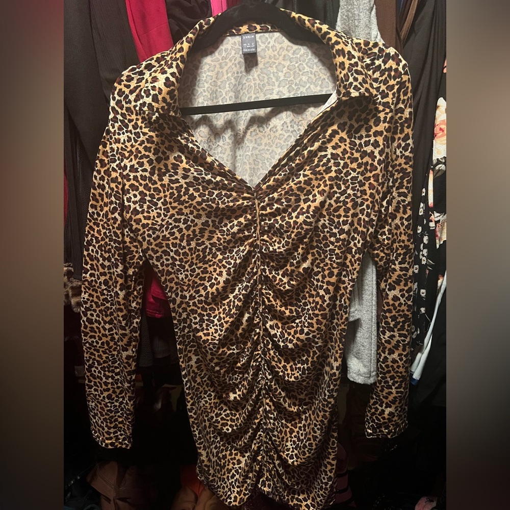 Size large Cheetah Dress.